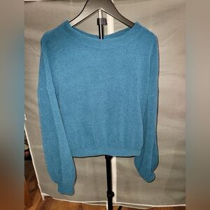 FP Beach Casual Teal Crew Neck Sweater